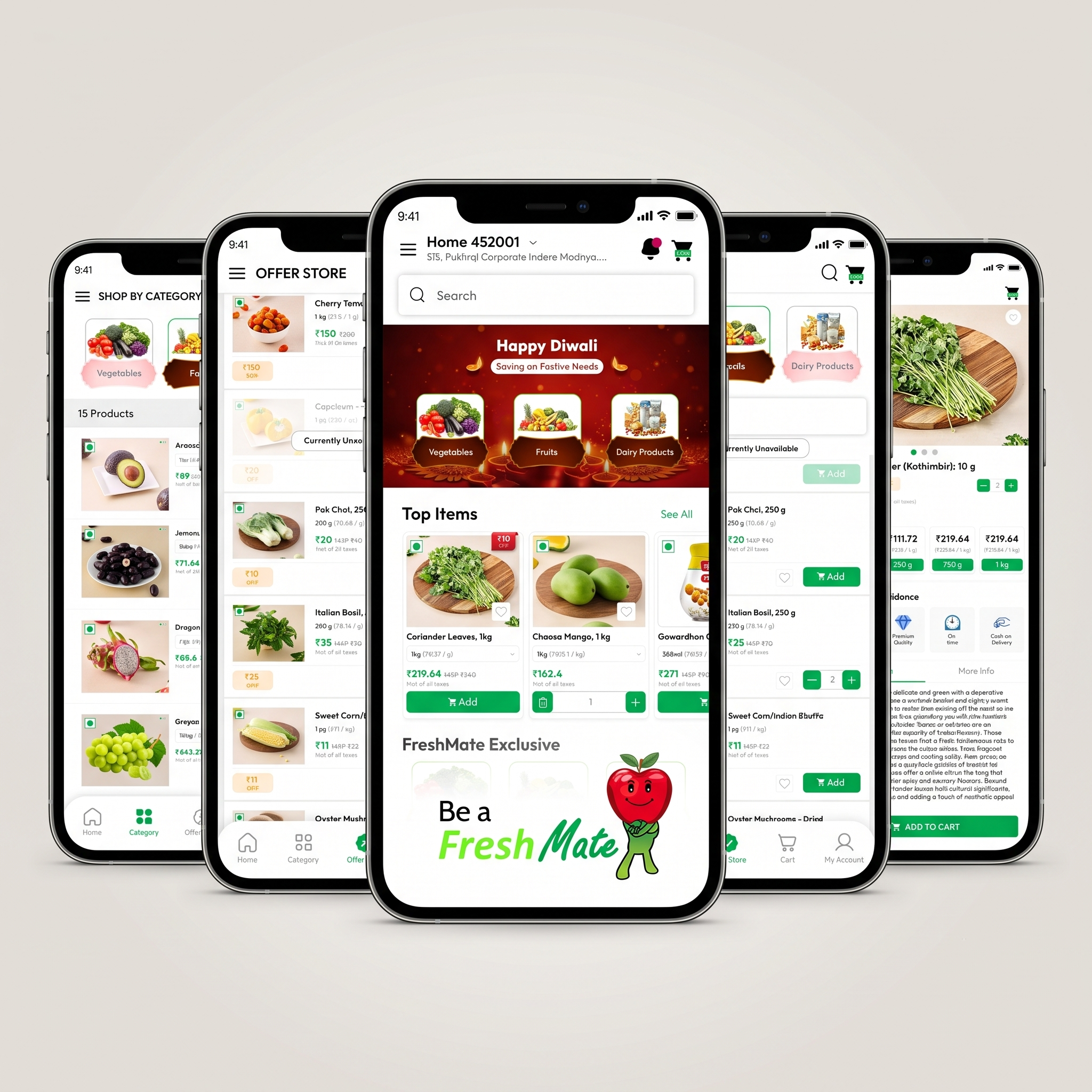 FreshMate Grocery App